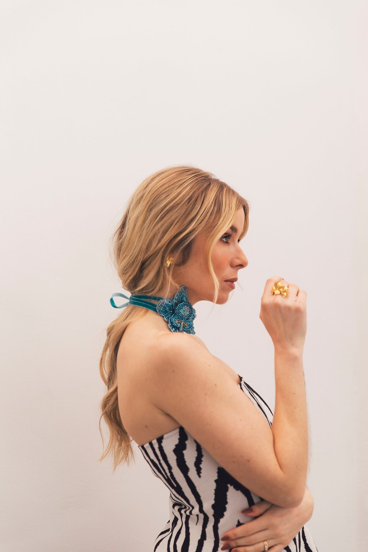 Choker Vero Azul