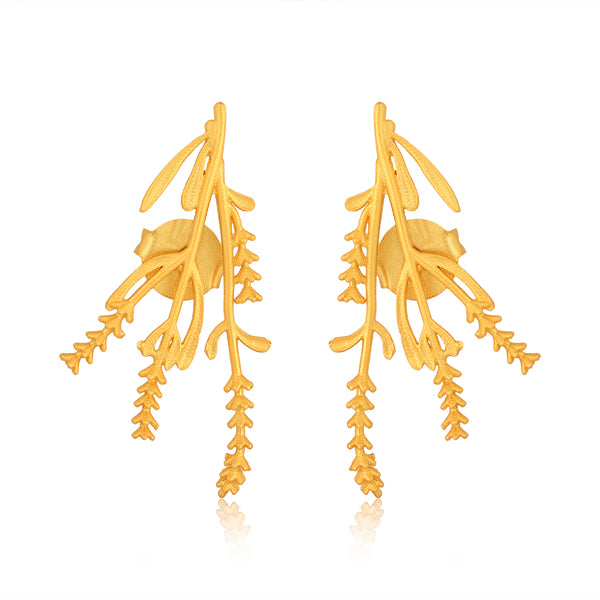 Brincos Lavanda Cata Vassalo