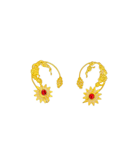 Brincos Queen Sorrenti earcuff com pedras