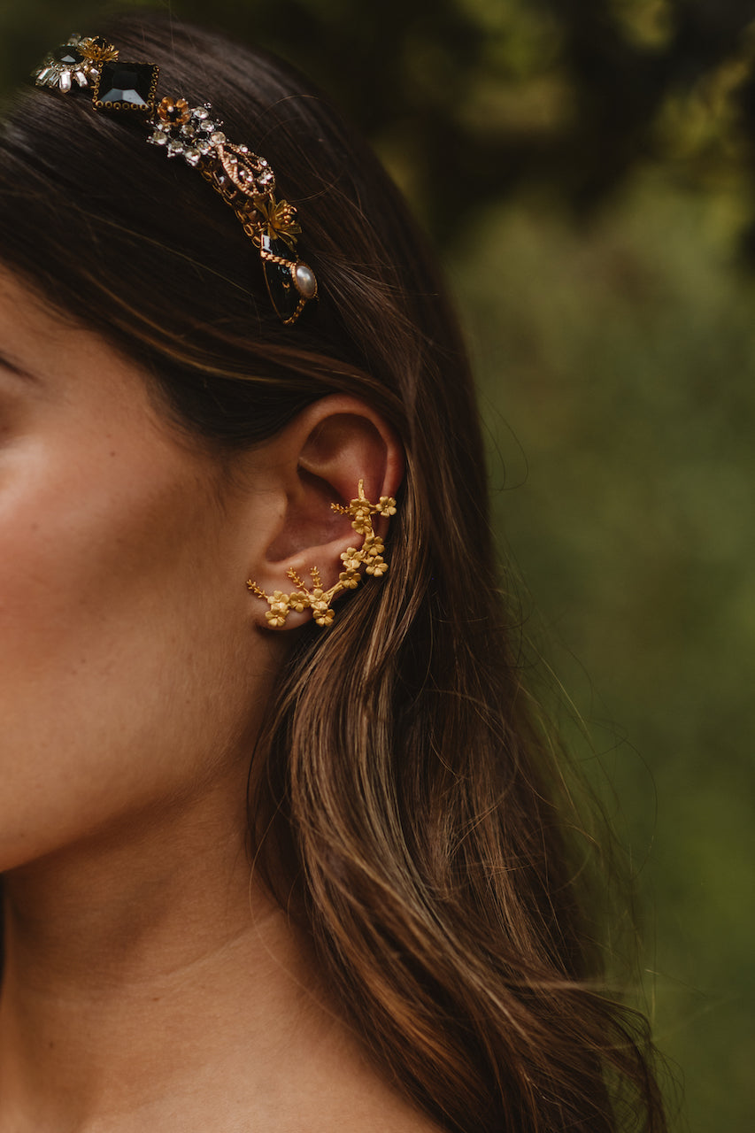 Brincos Gayle earcuff Cata Vassalo